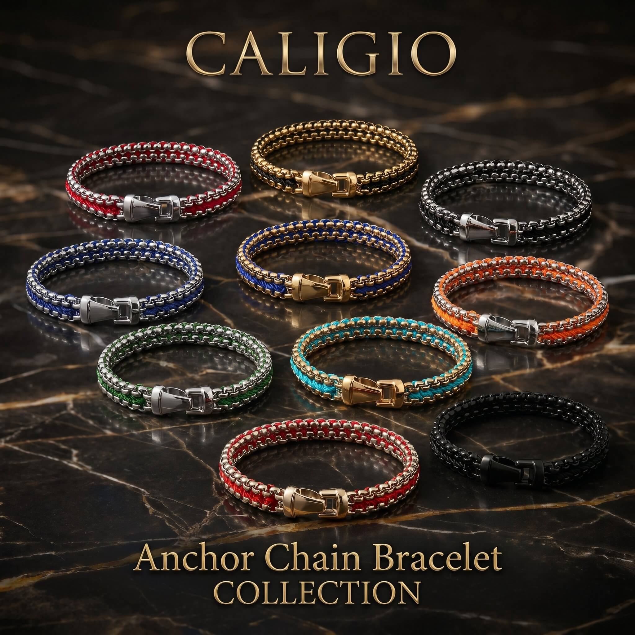 Men's Anchor Chain Bracelet: The Complete Guide | Caligio – CALIGIO