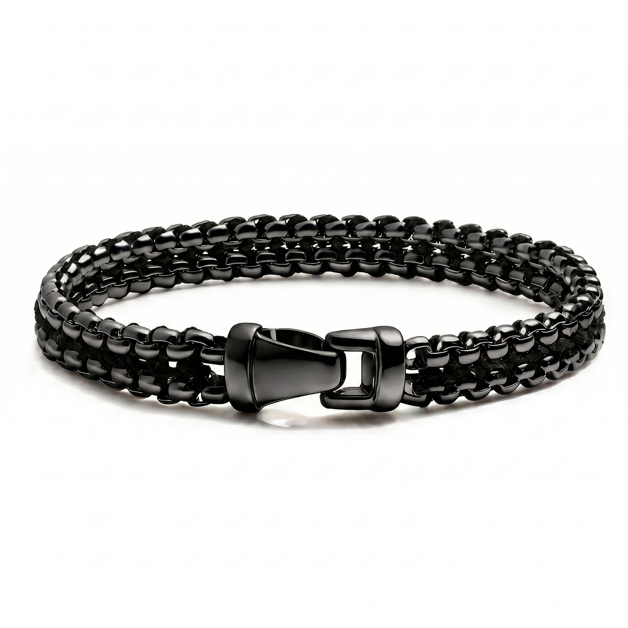 Anchor Chain Bracelet: 12 Colors, Steel + Cord | Caligio – CALIGIO