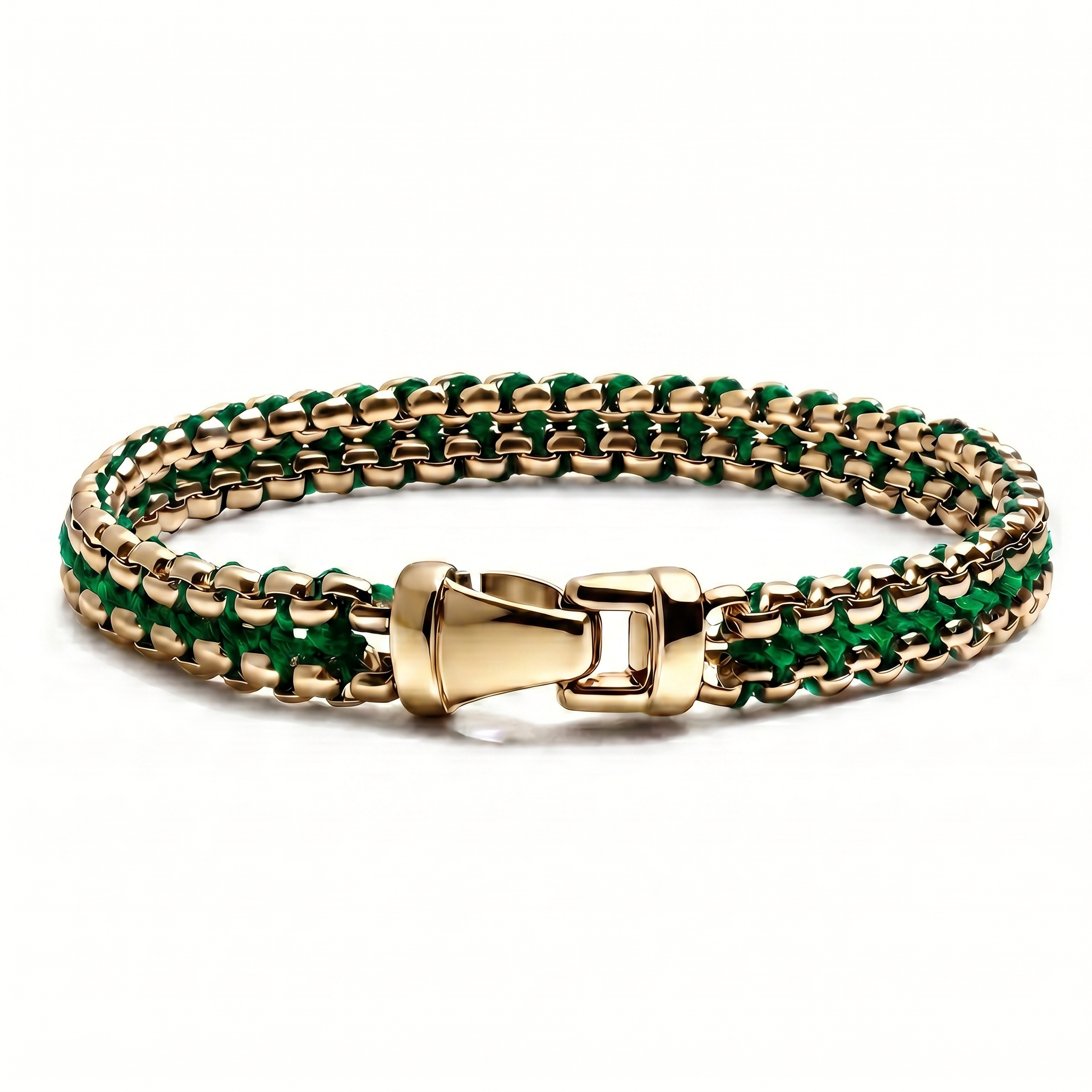 Anchor Chain Gold & Green – CALIGIO Anchor Chain Gold & Green – CALIGIO