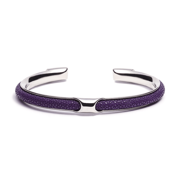 caligio Infinity Bracelets Infinity Purple Steel Stingray