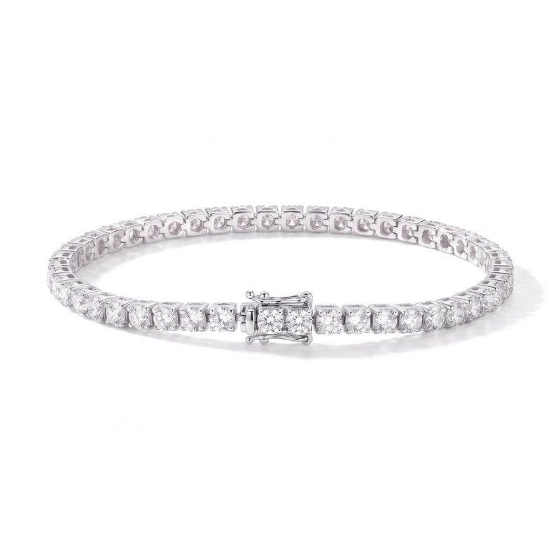 3mm Sterling Silver Tennis Bracelet | Caligio – CALIGIO