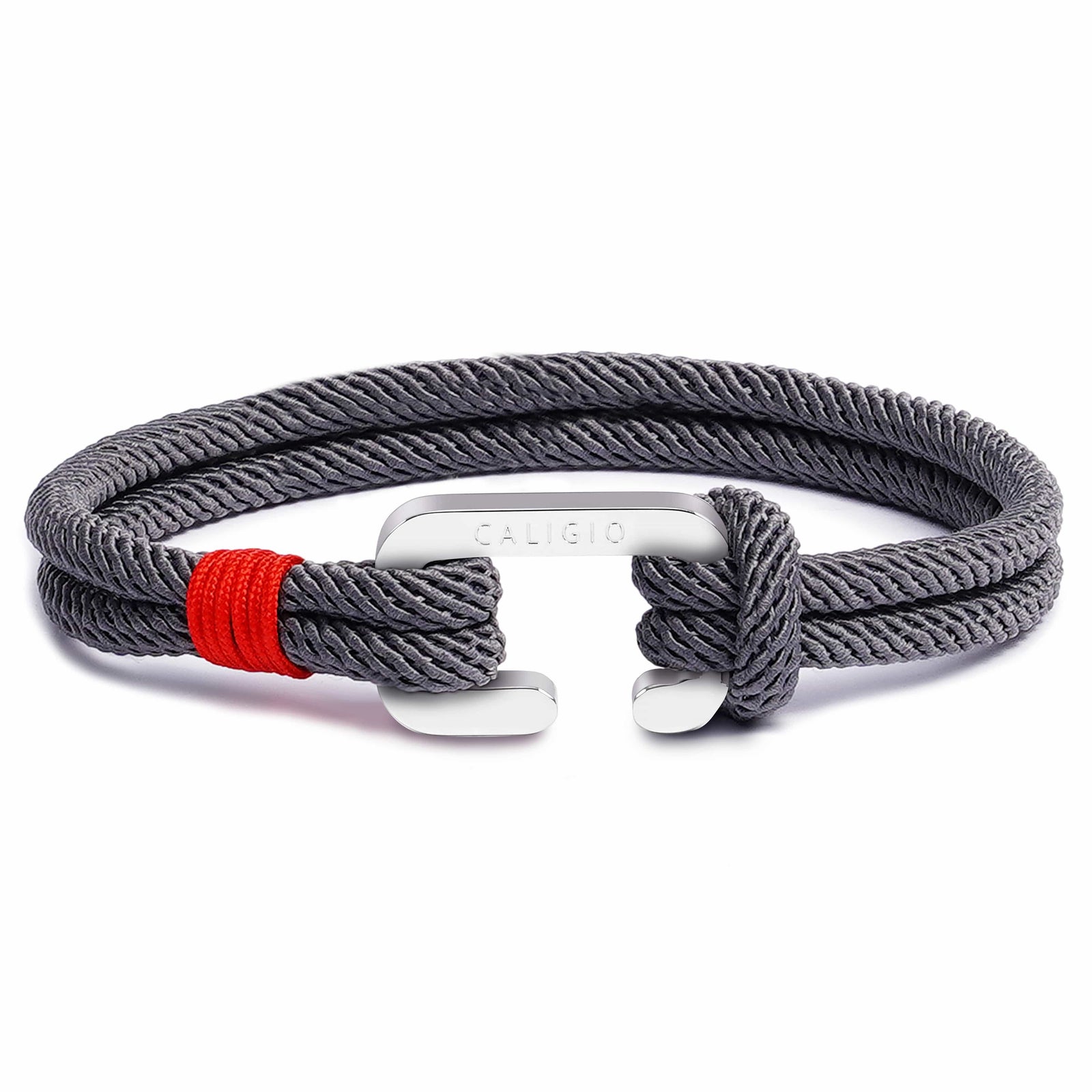 Fortune Grey Rope Bracelet – Nautical & Durable Design | Caligio