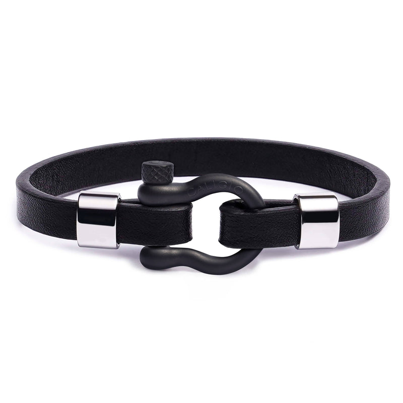 Omega mens leather bracelet sale