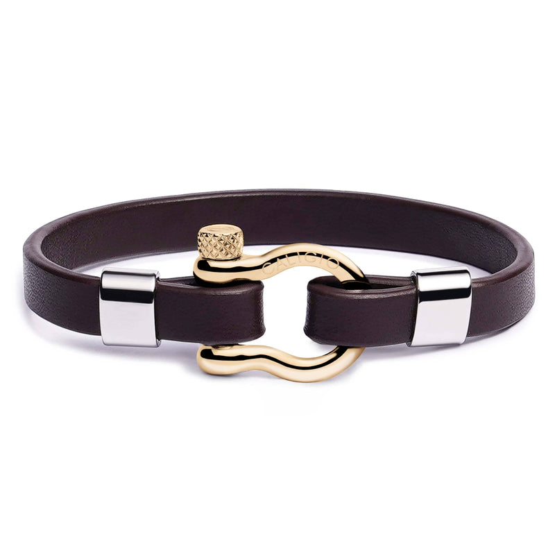 Buy Omega Bracelet of Finest Leather Men s Accessories by Caligio CALIGIO