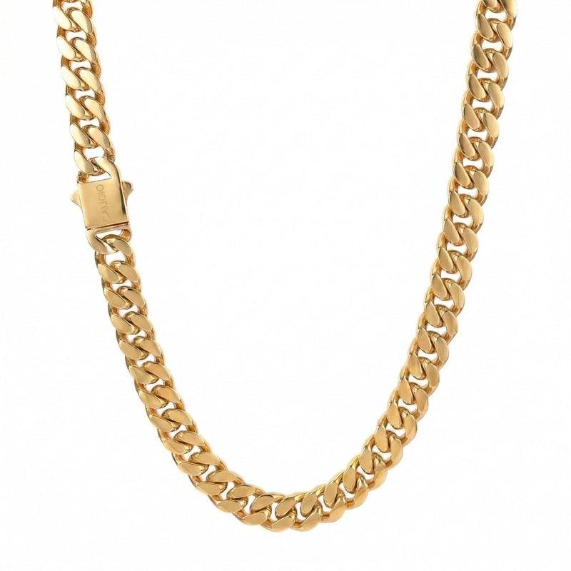 MIAMI Cuban Chain For Men, Golden Accessories | Caligio – CALIGIO
