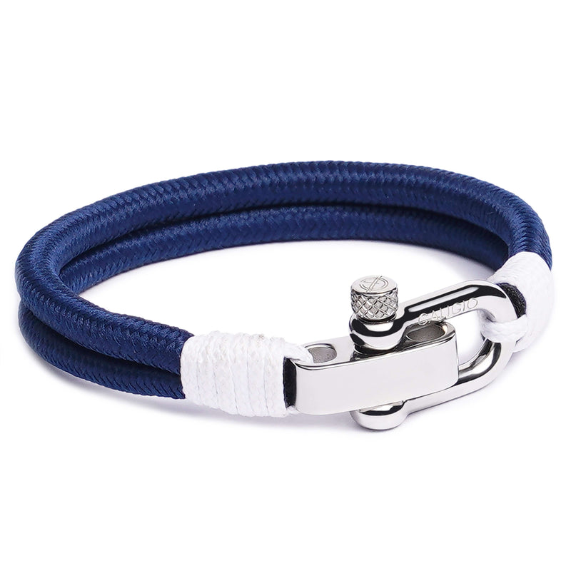 XL sizes for Men's Bracelet with Double Nylon Rope - Binate Dotted