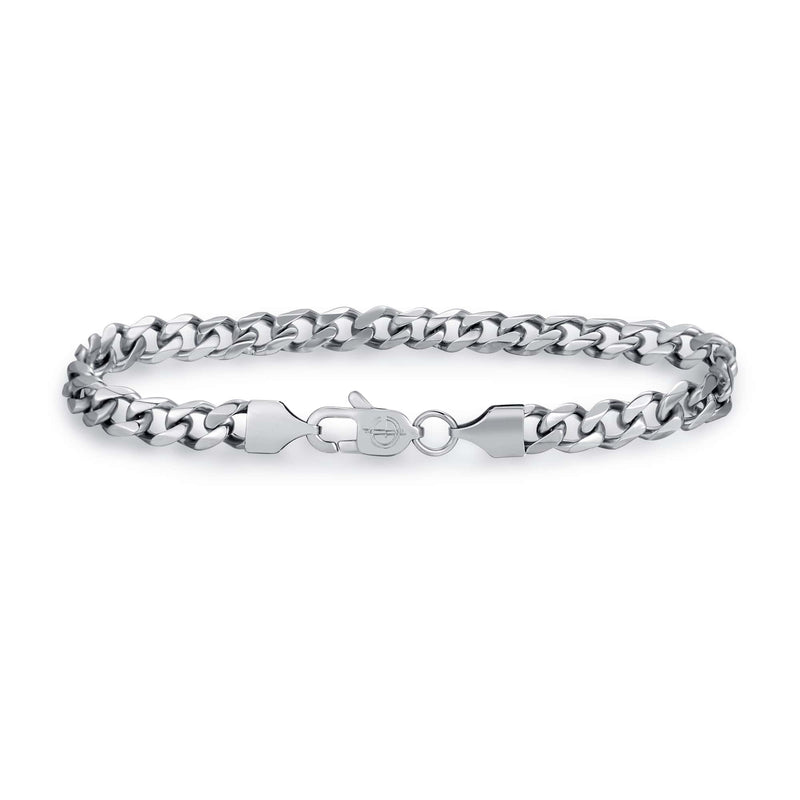 caligio Caligio Men Bracelets ESTHETIC CUBAN BRACELET SILVER Esthetic Cuban Silver Bracelet, Cuban-Link Chain Bracelets | Caligio small gift  cheap gift for men  shackle bracelet mens anchor bracelet
