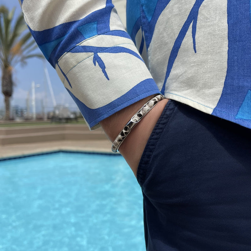 Infinity Steel Python Bracelet - Adjustable Unisex Luxury Leather Gift ...