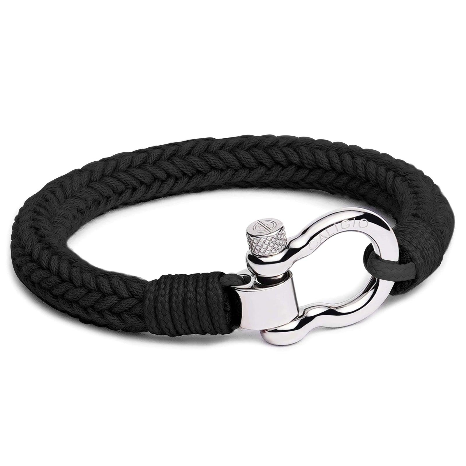 Mover Bracelets Handmade Rope Bracelet For Men & Women – Stainless Steel Shackle, Durable Waterproof, Sizes 7-8.5