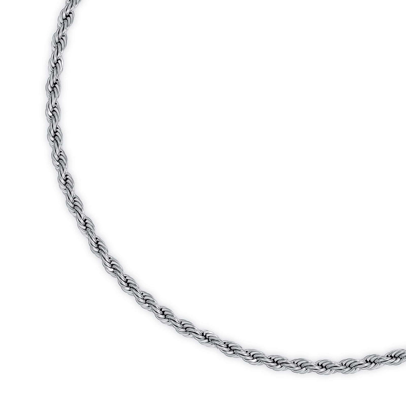 Rope Chain Bracelet Silver