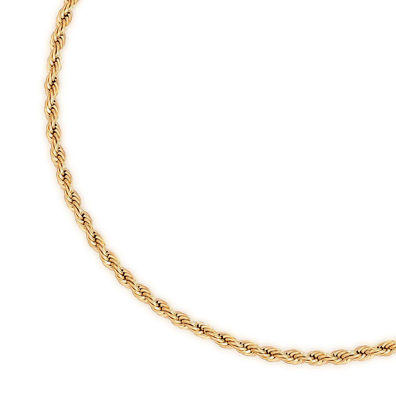 caligio Caligio Men Bracelets ROPE CHAIN GOLD Rope Chain For Men, Golden Accessories | Caligio small gift  cheap gift for men  shackle bracelet mens anchor bracelet