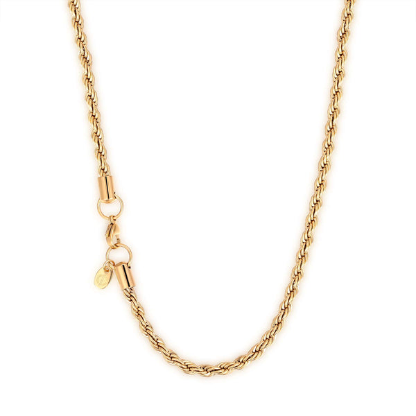 caligio Caligio Men Bracelets ROPE CHAIN GOLD Rope Chain For Men, Golden Accessories | Caligio small gift  cheap gift for men  shackle bracelet mens anchor bracelet