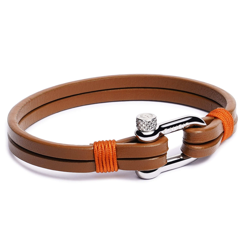 caligio Egoist Bracelets Egoist Tan Brown