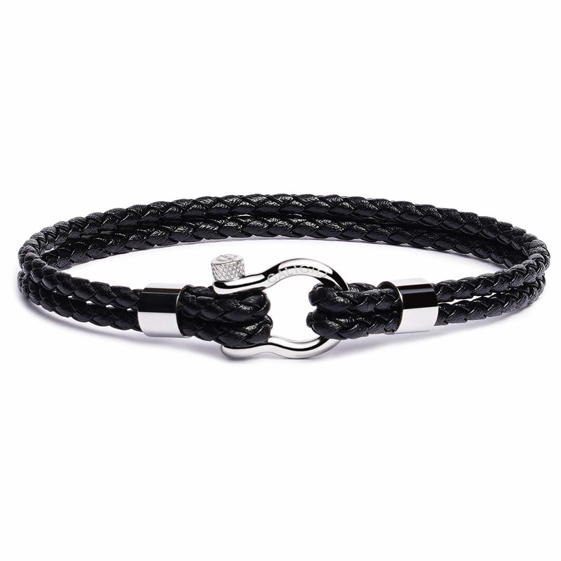 caligio Esthetic Bracelets Esthetic Black "Double Braid