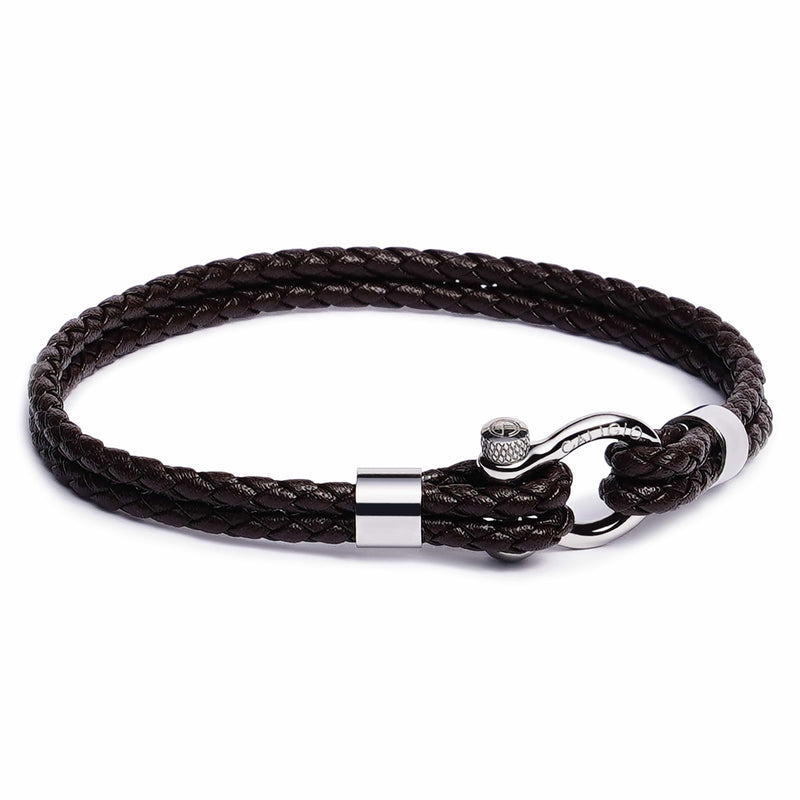 caligio Esthetic Bracelets Esthetic Brown "Double Braid