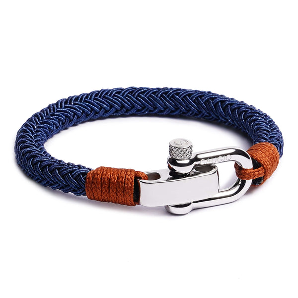 Buy Nylon Bracelets for Men - Binate Blue