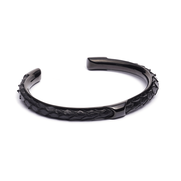 caligio Infinity Bracelets Infinity Black Python