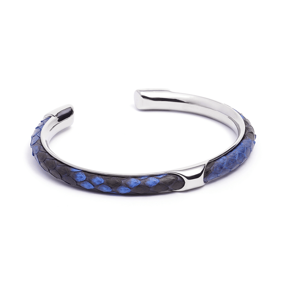 caligio Infinity Bracelets Infinity Blue Steel Python