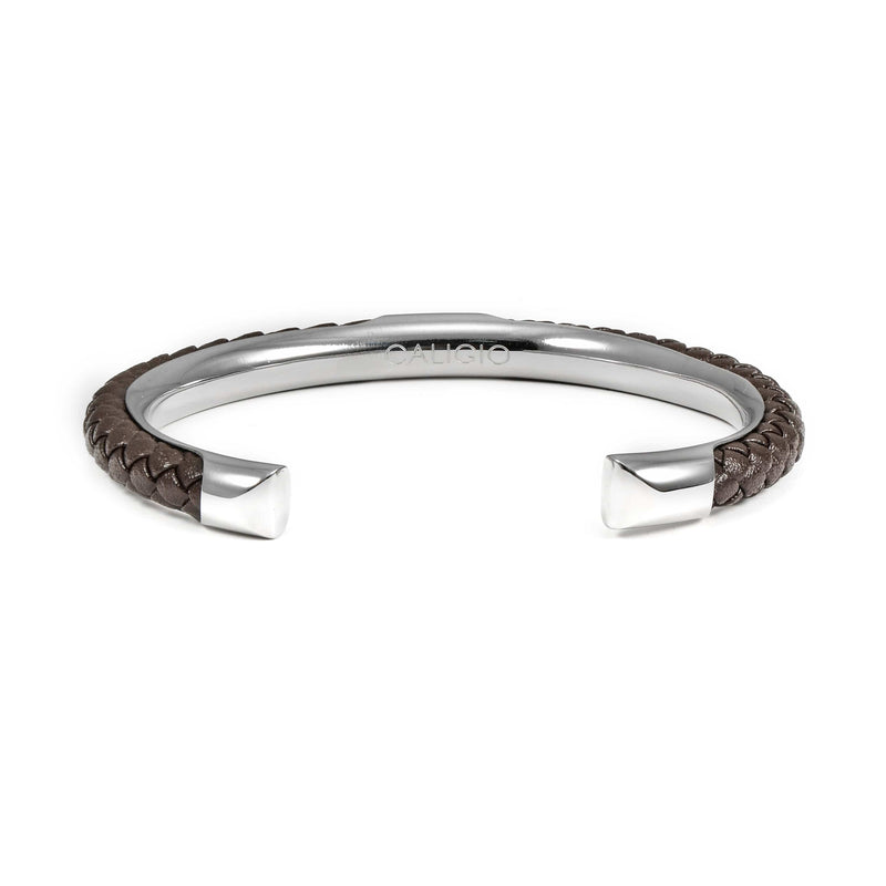 caligio Infinity Bracelets Infinity Brown Leather