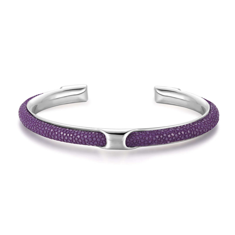 caligio Infinity Bracelets Infinity Purple Steel Stingray