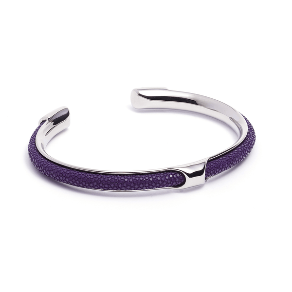 caligio Infinity Bracelets Infinity Purple Steel Stingray