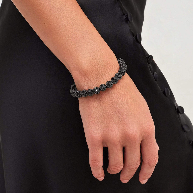 caligio Kate Sira Women Bracelets Flash Black Adjustable [6 to 7"] small gift  cheap gift for men  shackle bracelet mens anchor bracelet