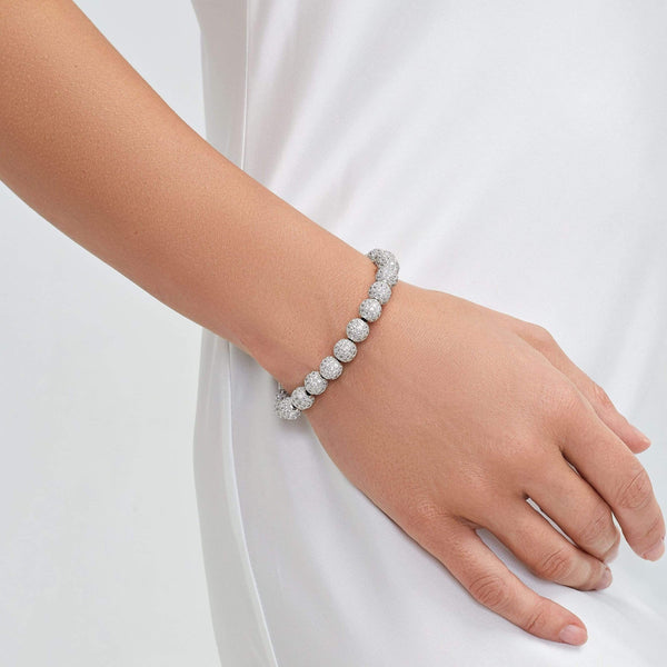 caligio Kate Sira Women Bracelets Flash Silver Adjustable [6 to 7"] small gift  cheap gift for men  shackle bracelet mens anchor bracelet