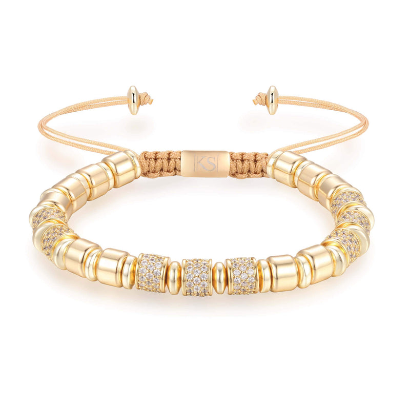 caligio Kate Sira Women Bracelets LOUVRE GOLD Adjustable [6 to 7"] small gift  cheap gift for men  shackle bracelet mens anchor bracelet