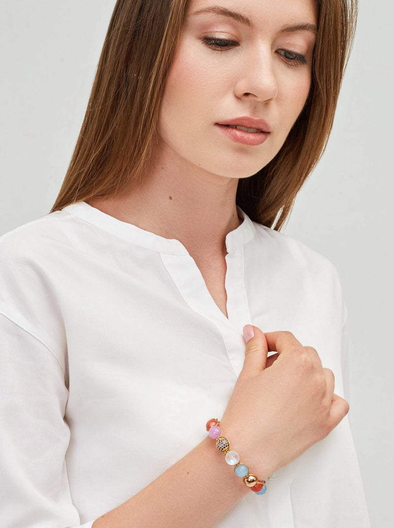 caligio Kate Sira Women Bracelets PINKY Adjustable [6 to 7"] small gift  cheap gift for men  shackle bracelet mens anchor bracelet