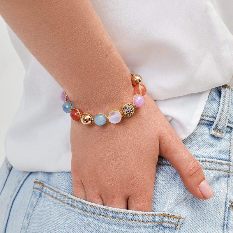 caligio Kate Sira Women Bracelets PINKY Adjustable [6 to 7"] small gift  cheap gift for men  shackle bracelet mens anchor bracelet