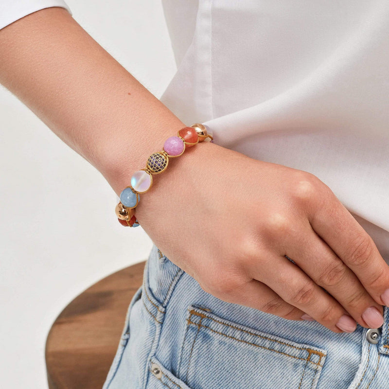 caligio Kate Sira Women Bracelets PINKY Adjustable [6 to 7"] small gift  cheap gift for men  shackle bracelet mens anchor bracelet