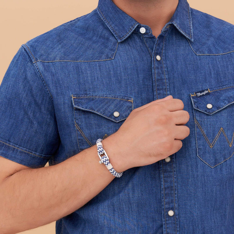 caligio Nautical Bracelets Nautical White and Blue