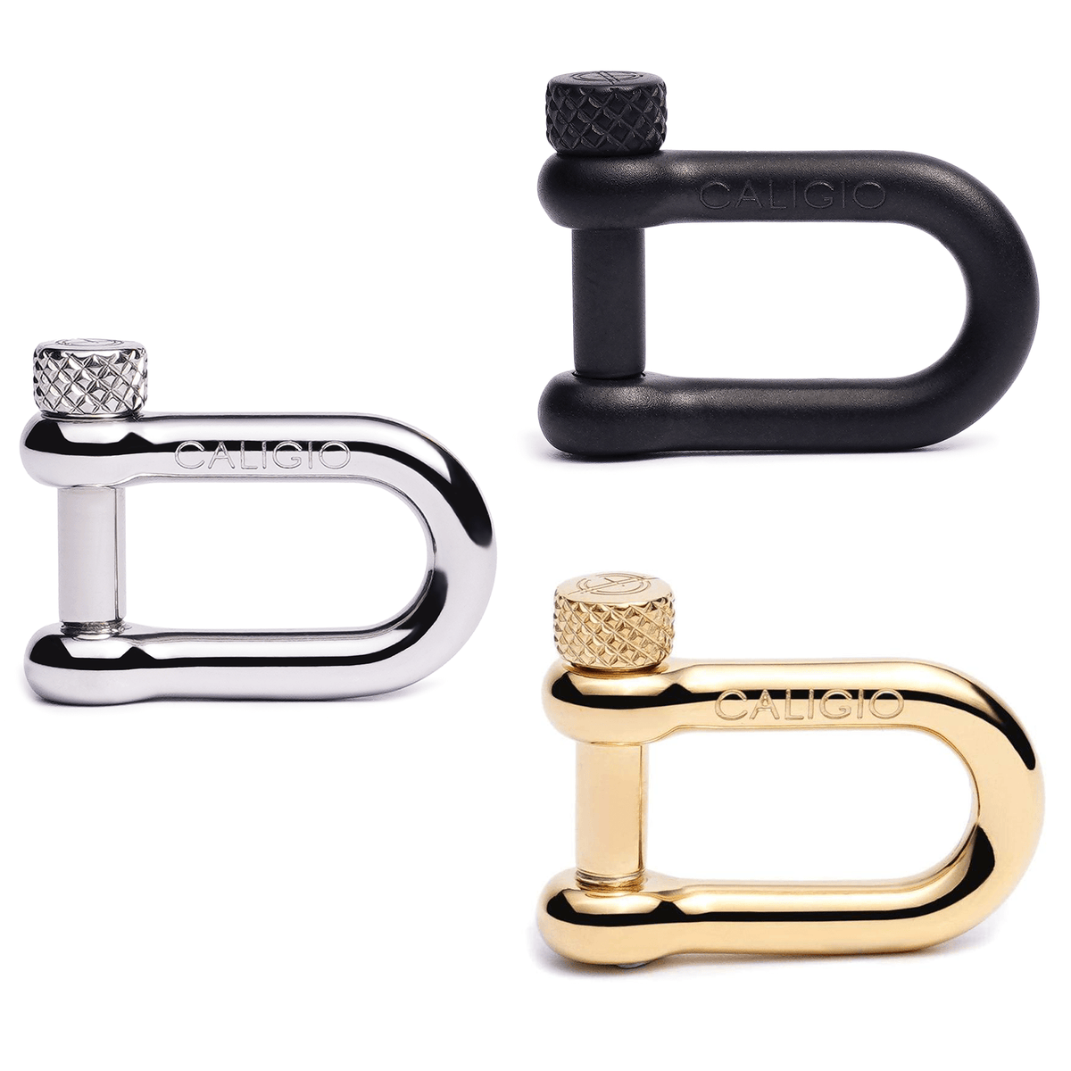 D-Shackle Bracelet Parts & Screw Pins for Men | Caligio – CALIGIO