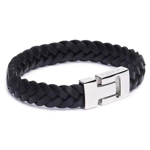 caligio Prime Bracelets Prime Black "Braided Leather