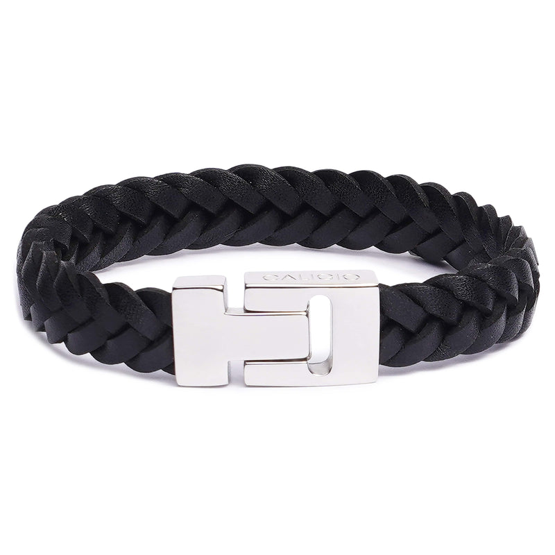 caligio Prime Bracelets Prime Black "Braided Leather