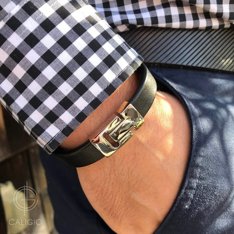 caligio Prime Bracelets Prime Black "Smooth Leather