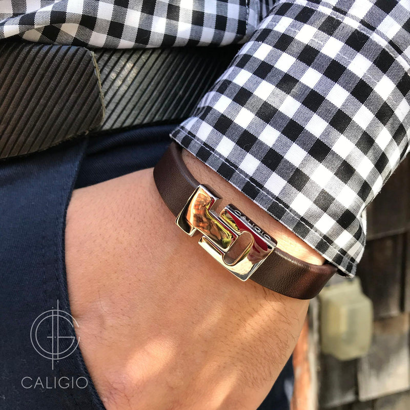 caligio Prime Bracelets Prime Dark Brown "Smooth Leather