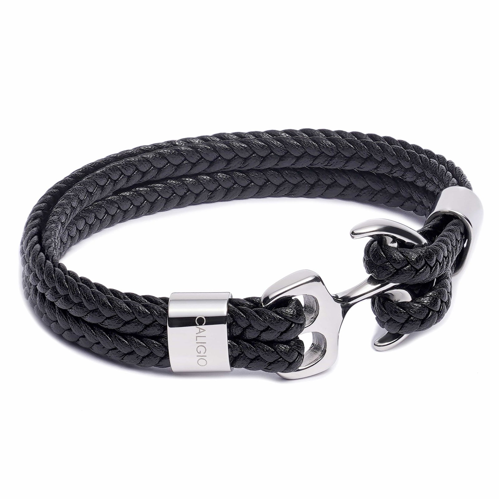 スーツ LOSE FORD anchor bracelet 9 Inch Leather Anchor Bracelet for Big Wrists | Caligio – CALIGIO