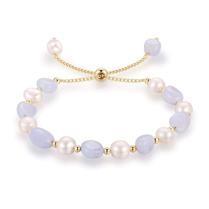 Get a Cute Pearl Bracelet for Women | Ocean Blue by Caligio – CALIGIO