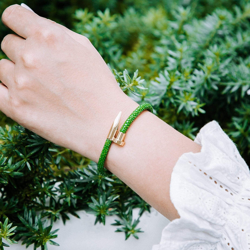 caligio wbracelets GREEN NEON SPARK