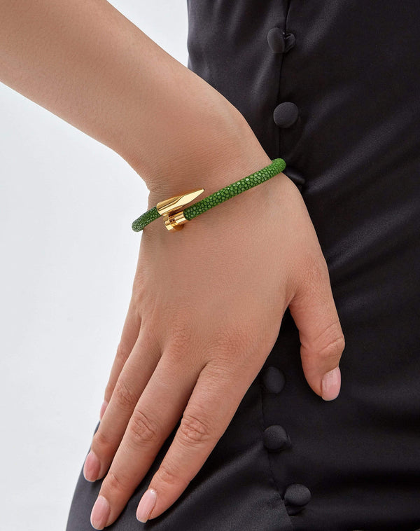 caligio wbracelets GREEN NEON SPARK