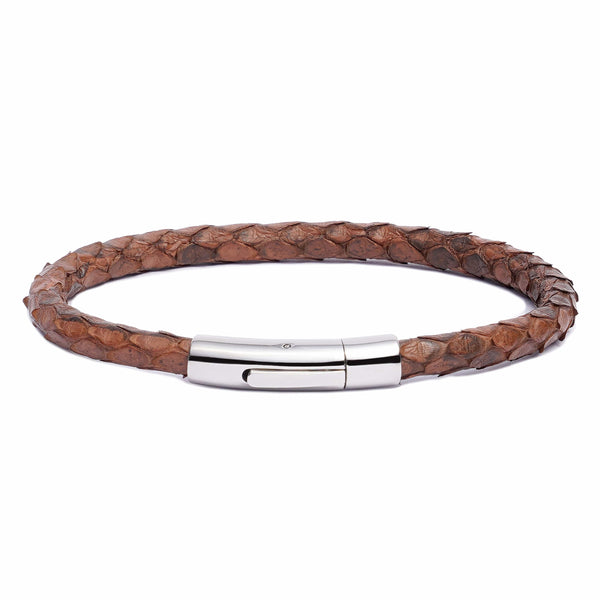 caligio wild Bracelets Wild Dark Brown Python